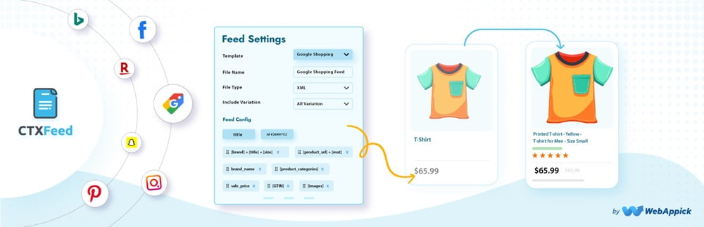 CTX Feed Pro中文版(更新到7.6.12)-WooCommerce产品Feed管理插件下载-主题铺