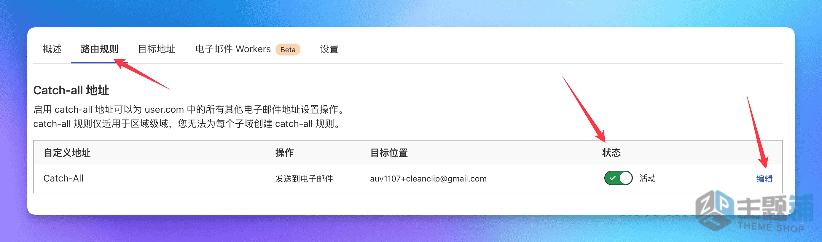 图片[17]-Cloudflare电子邮件路由结合Gmail邮箱打造免费企业域名邮箱图文教程-主题铺