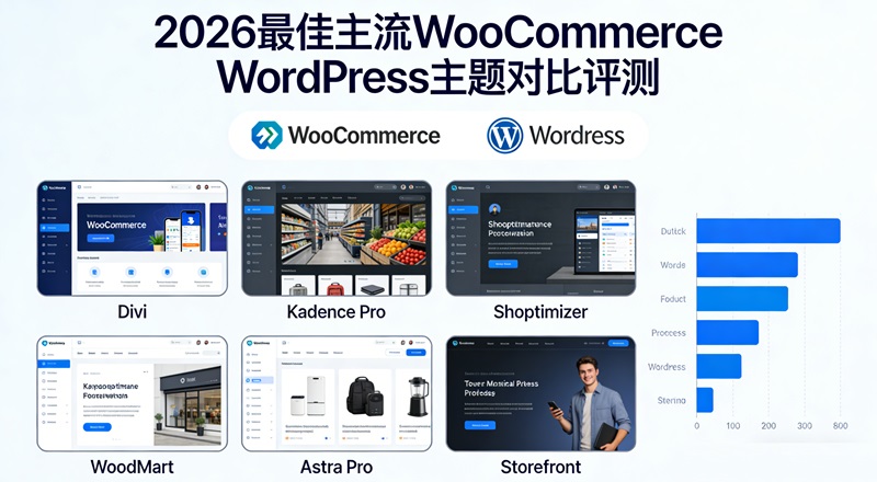 2026最佳主流WooCommerce WordPress主题对比评测 赋能你的电商之路-主题铺