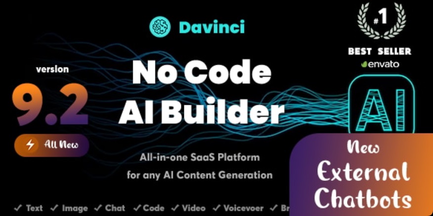 DaVinci AI脚本源码(更新到9.2)-AI SaaS平台PHP脚本源码下载-主题铺