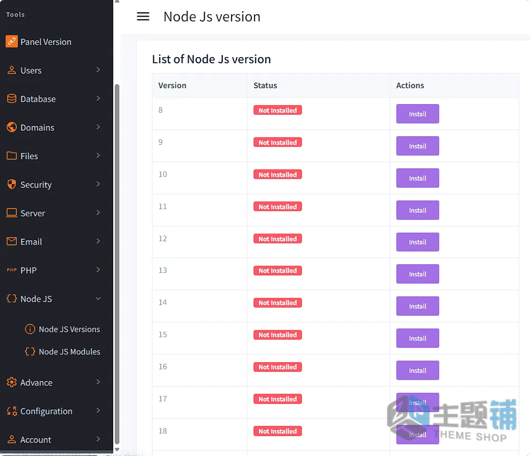 图片[21]-免费轻量OpenLiteSpeed环境控制面板之OLSPanel安装配置及超详细介绍-主题铺