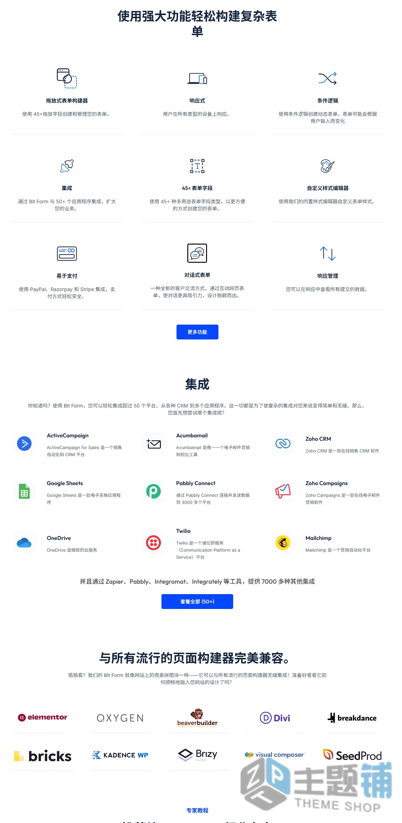 图片[2]-Bit Form Pro汉化中文版(更新到2.14.2)-自定义WordPress表单生成器插件下载-主题铺
