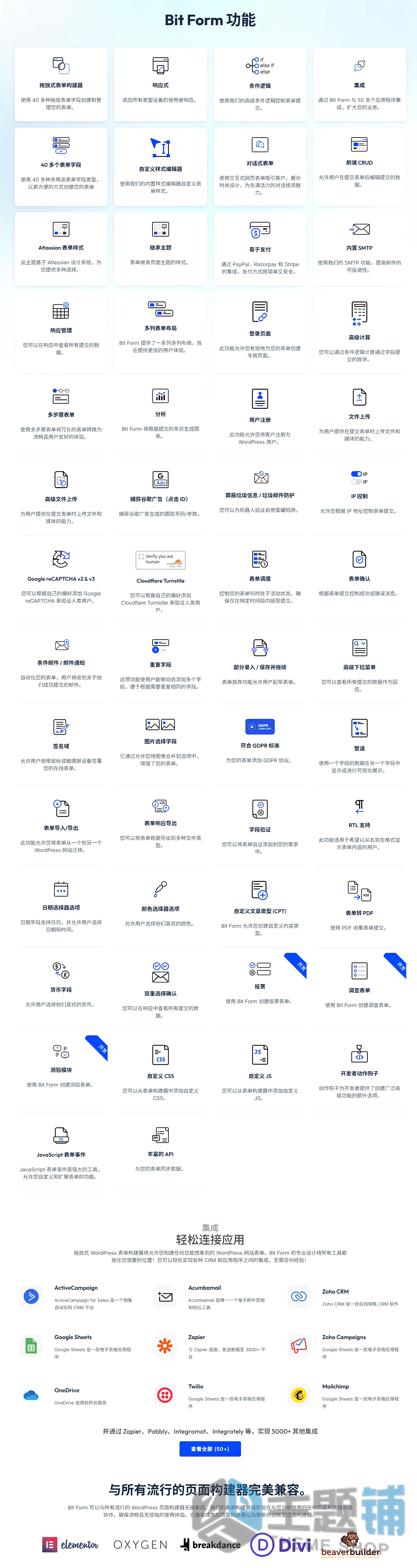 图片[3]-Bit Form Pro汉化中文版(更新到2.14.2)-自定义WordPress表单生成器插件下载-主题铺
