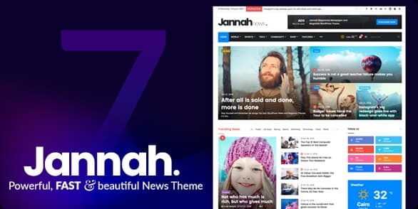 Jannah汉化中文版(更新到7.6.5)-博客WordPress新闻杂志主题下载-主题铺