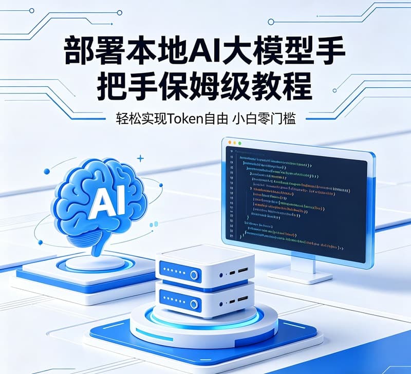 部署本地AI大模型手把手保姆级教程 轻松实现Token自由(小白零门槛)-主题铺