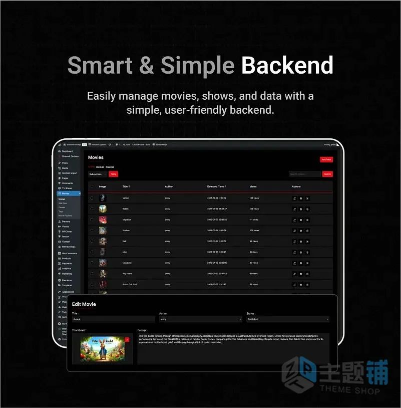 图片[8]-Streamit汉化中文版(更新到4.4.1)-视频直播WordPress电影流媒体主题下载-主题铺