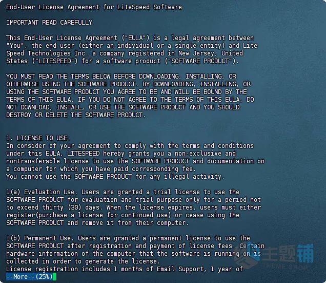 图片[10]-Litespeed Enterprise企业版申请授权安装配置部署全新图文教程-主题铺