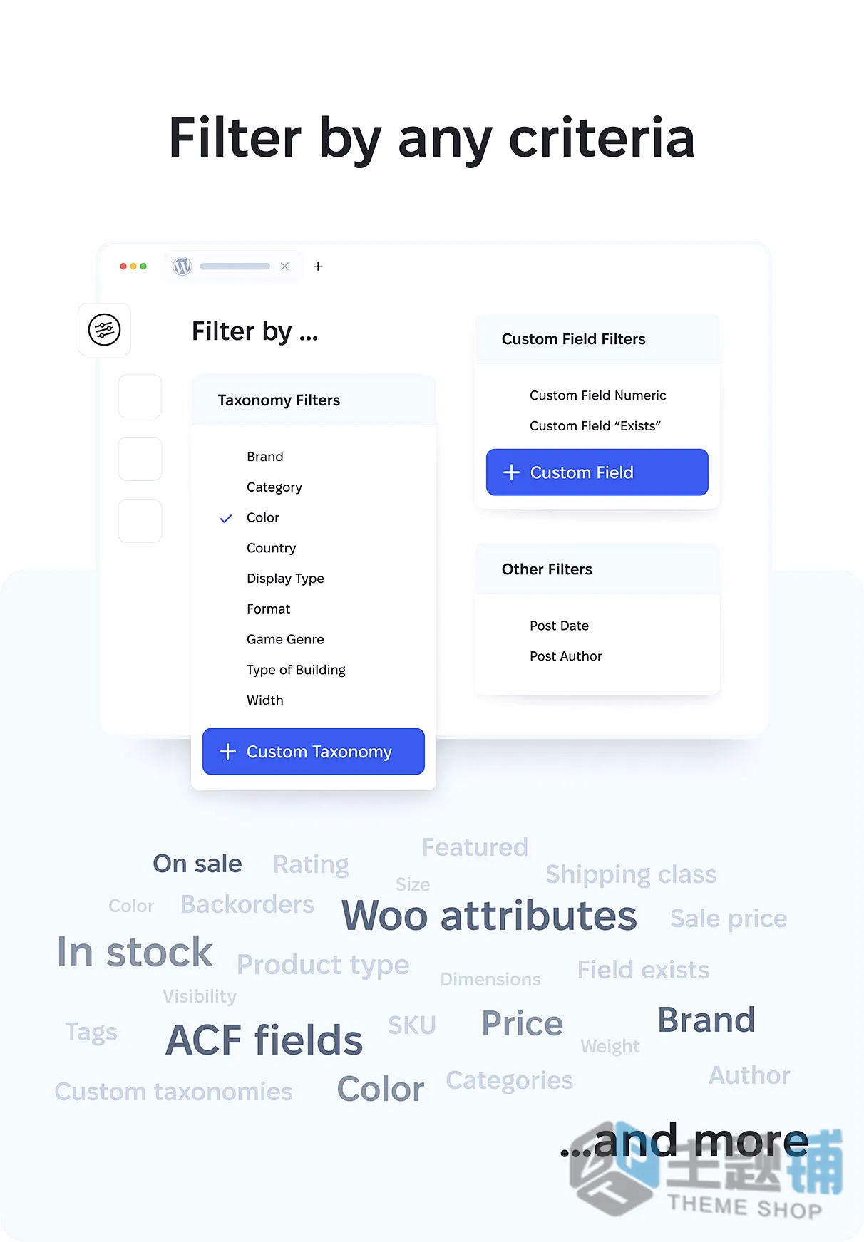 图片[2]-Filter Everything Pro汉化中文版(更新到1.9.2.2)-WooCommerce产品自定义筛选插件下载-主题铺