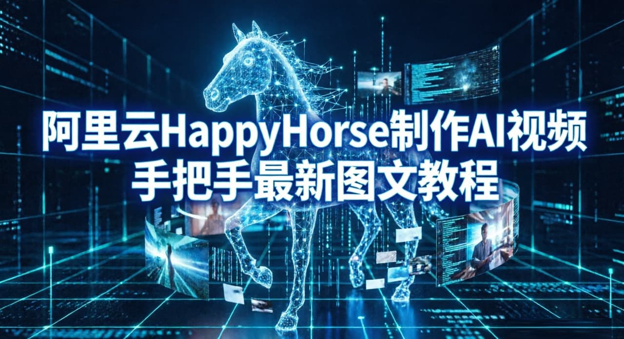 通过阿里云HappyHorse制作AI视频手把手最新图文教程-主题铺